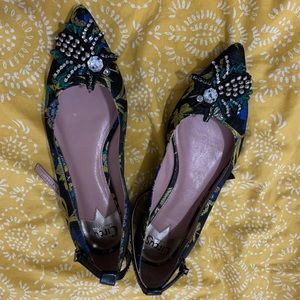 Brand new ballerina flat beaded  spider